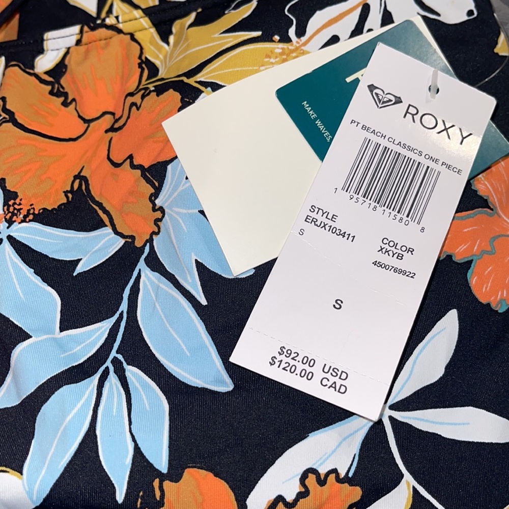 ROXY Beach Classics One-Piece Swimsuit NWT - Picture 5 of 7